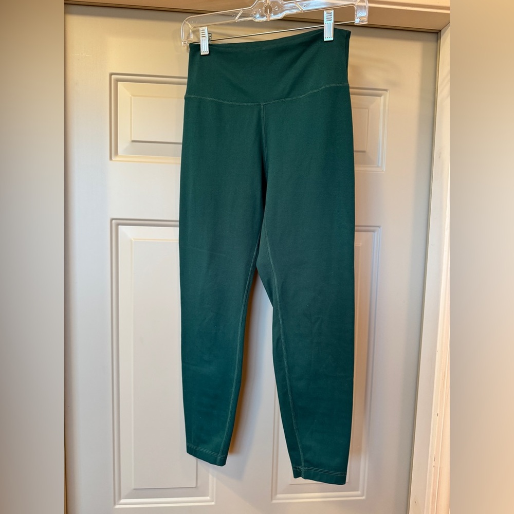Balance Collection Hunter Green Active Leggings Size Medium Stretch Yoga
